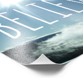 Impression Photo Croire Motivationnel dire (Coin)