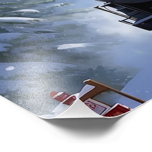 Impression Photo Croire - Train d'Express polaire (Coin)