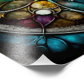 Impression Photo Croix de verre brillant (Coin)