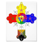 Impression Photo Croix rose Lamen (Devant)