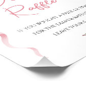 Impression Photo Croquette Bow rose Baby shower floral diaper (Coin)