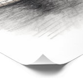 Impression Photo Croquis du pont du port de Sydney (Coin)