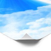 Impression Photo Cross of Light Jesus Christ Customizable Christian (Coin)