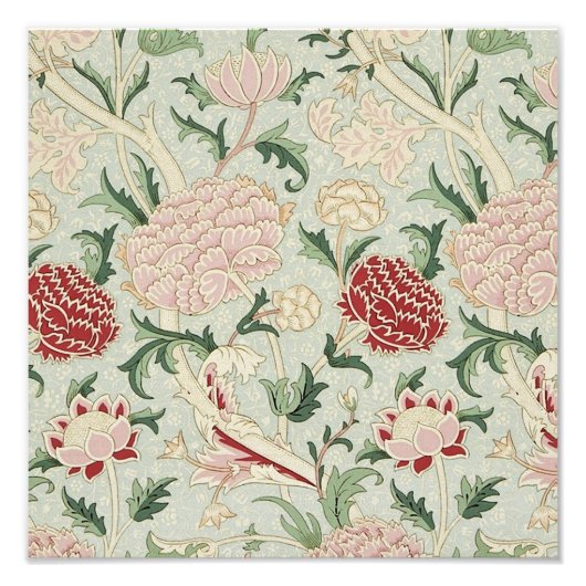 Impression Photo Cru floral de Pre-Raphaelite de William Morris (Devant)