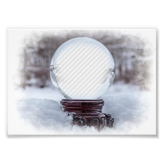 Impression Photo Crystal Ball Template (Devant)