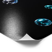 Impression Photo Cube de puzzle chromé futuriste (Coin)