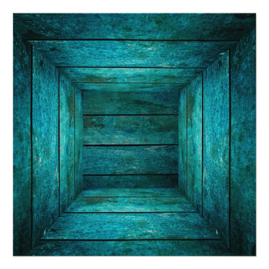 Impression Photo Cube en bois Abstrait (Devant)
