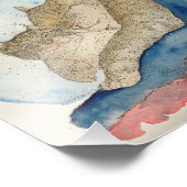 Impression Photo Cuddin Mère et chaton bébé Art Imprimer (Coin)