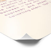 Impression Photo Cuisine italienne Art Mur | Citation alimentaire " (Coin)