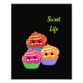 Impression Photo cupcakes mignons (Devant)