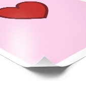 Impression Photo Custom Cherry Heart Checkerboard Pattern (Coin)