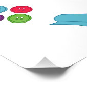 Impression Photo Customiser le Étiquette coudre à droite (Coin)