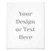 Impression Photo Customizable Your Design or Text Here Personalized (Devant)
