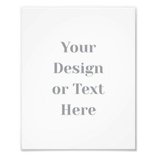 Impression Photo Customizable Your Design or Text Here Personalized (Devant)