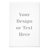 Impression Photo Customizable Your Design or Text Here Personalized (Devant)