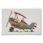 Impression Photo Cute Biplane (Devant)