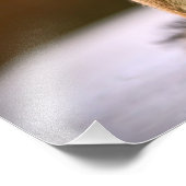 Impression Photo Cute Chipmunk Manger une cacahuète (Coin)