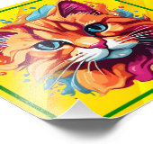 Impression Photo Cute Colorful Chat Face-87002 (Coin)