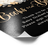 Impression Photo Cute Ghost Fall Books for Baby Shower Sign (Coin)