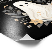 Impression Photo Cute Ghost Fall Pacifier Hunt Baby Shower Sign (Coin)