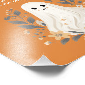 Impression Photo Cute Ghost Fall Pacifier Hunt Baby Shower Sign (Coin)