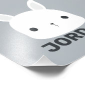 Impression Photo Cute Little Bunny Rabbit with Personalized (Coin)