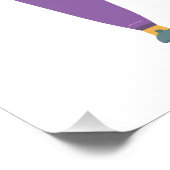 Impression Photo Cute renard avec tasse de thé (Coin)