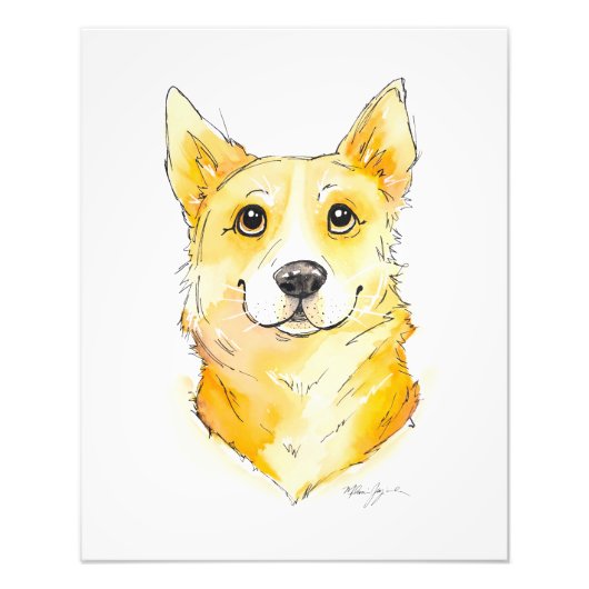 Impression Photo Cutie Corgi (Devant)