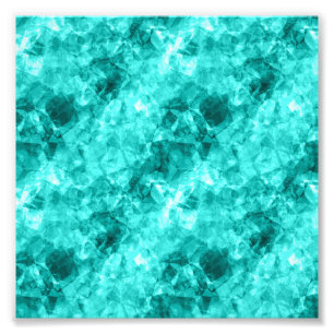 Impression Photo Cyan Crumpled Texture