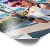 Impression Photo Cyber Punk 80s Babe by the Beach (Coin)