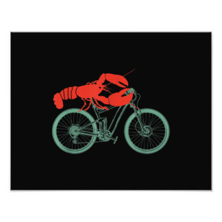 Impression Photo Cycling Lobster MTB Cycologist Funny Cyclist