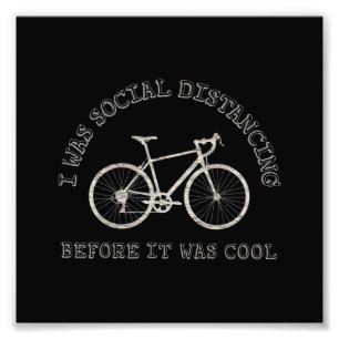 Impression Photo Cyclisme Lover Vélo équitation Vélo Distance socia