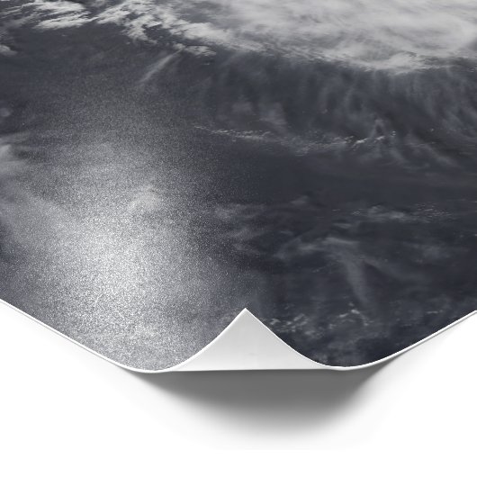 Impression Photo Cyclone Zoe dans l'océan Pacifique Sud (Coin)