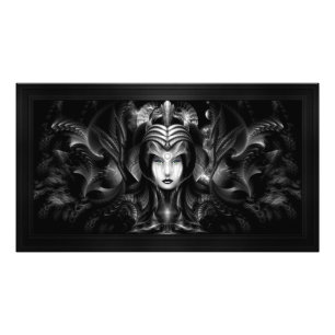 Impression Photo Cyiria Reine Du Domaine Sombre Portrait Fractal