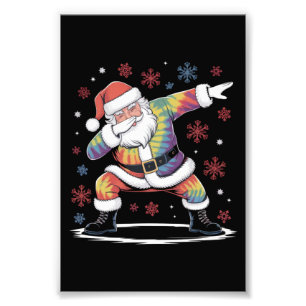 Impression Photo Dabbing Noël Santa Ugly Christmas Xmas