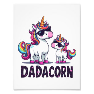 Impression Photo Dadacorn - Le Père de la licorne magique