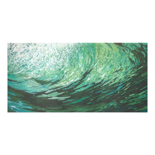 Impression photo d'algues sur une vague par Margar (Devant)