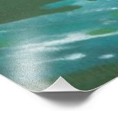Impression photo d'algues sur une vague par Margar (Coin)