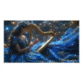 Impression Photo Dame Cosmic Bleue (Devant)