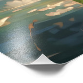 Impression Photo Dame d'Anime du lac (Coin)