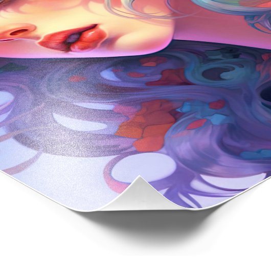 Impression Photo Dame de Beauté (Coin)