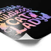 Impression Photo Dame de chat misérable sans enfants (Coin)