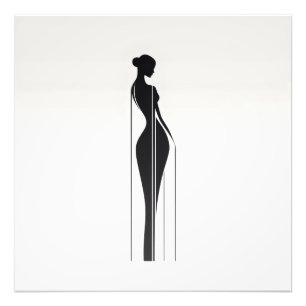 Impression Photo Dame minimaliste
