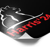 Impression Photo Dames de chat pour Kamala Cat 2024 Président Kamal (Coin)