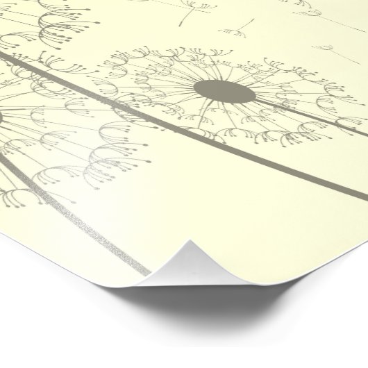 Impression Photo Dandelions (Coin)