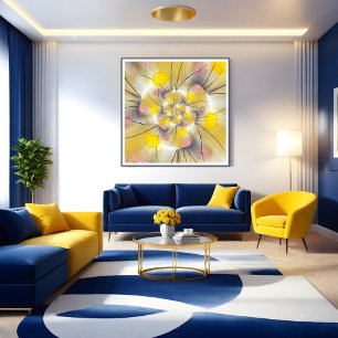 Impression Photo Dandelions Abstraits