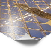 Impression Photo Dans la Pyramide du Louvre à Paris, France (Coin)