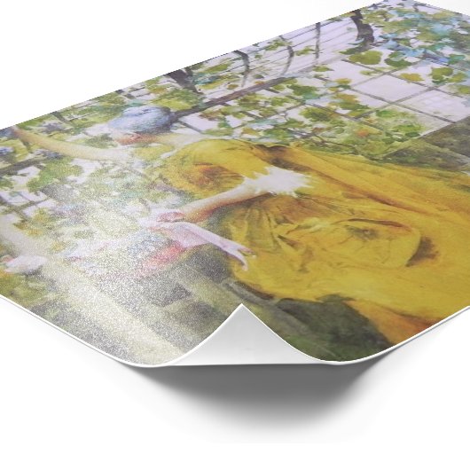 Impression Photo Dans l'arc des raisins (Coin)