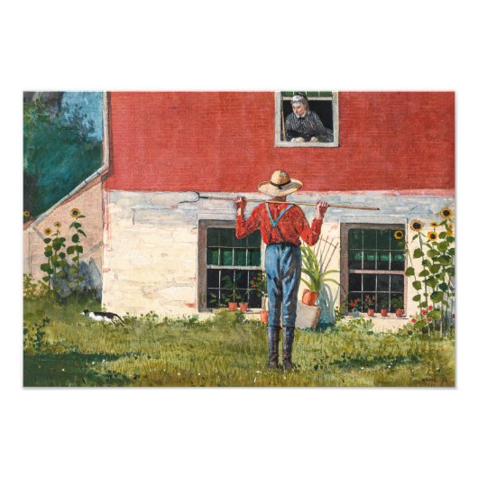 Impression Photo Dans le jardin (Devant)