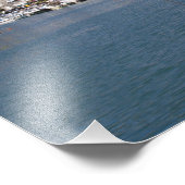 Impression Photo Dans le port du village de Cassis. pêche et (Coin)